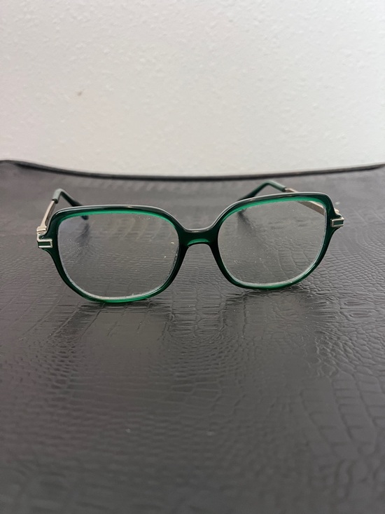 Salvatore Ferragamo Accessories - SALVATORE FERRAGAMO Green Square Lense Glasses Frames